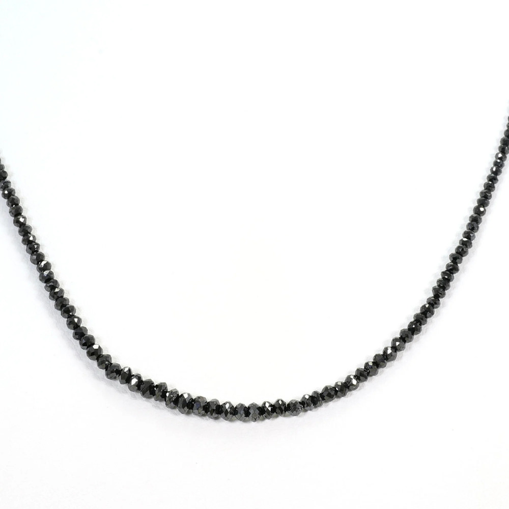 VINTAGE 18k Silver Diamond Necklace
